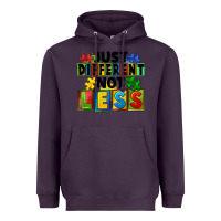 Plum just different not less Heavyweight Hoodie - FaDigitalArtStudio