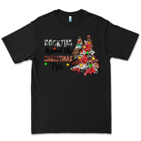 Black rocking around the christmas tree Premium Tee - JahusDesignShop