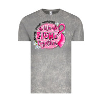 Cloud Rock breast cancer awareness we fight together Vintage Tee - LillyAllenDesigns