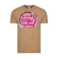 Vintage Coffee breast cancer awareness we fight together Vintage Tee - LillyAllenDesigns