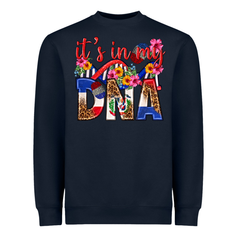 Its In My Dna Dominican Republic Heavyweight Sweatshirt by texasbilliewilder | Teevron