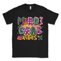 Black mardi gras vibes Classic Tee - LillyAllenDesigns