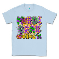 Dusty Blue mardi gras vibes Classic Tee - LillyAllenDesigns