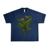 Navy the bird of paradise Urban Heavy Tee - LillyAllenDesigns