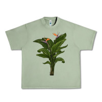 Oil Green the bird of paradise Urban Heavy Tee - LillyAllenDesigns