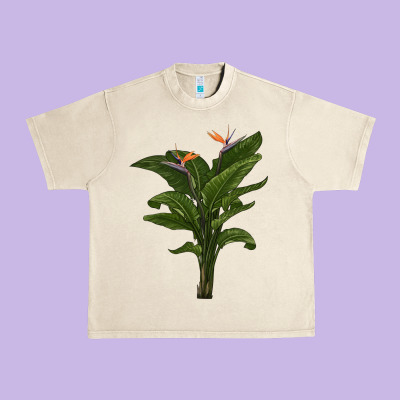 The Bird Of Paradise Urban Heavy Tee Designed By Lillyallendesigns