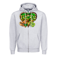 Lucky Heart St. Patrick's Day Zipper Hoodie | Teevron