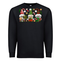 Black Christmas Gnomes Premium Sweatshirt - BundleAndBundleShop