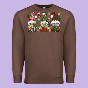 Christmas Gnomes Premium Sweatshirt Designed By Bundleandbundleshop