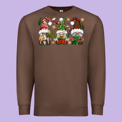 Christmas Gnomes Premium Sweatshirt Designed By Bundleandbundleshop