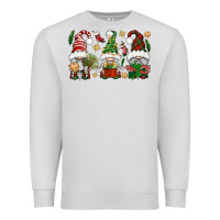 Dove Grey Christmas Gnomes Premium Sweatshirt - BundleAndBundleShop