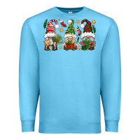 Ocean Blue Christmas Gnomes Premium Sweatshirt - BundleAndBundleShop