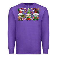 Purple Christmas Gnomes Premium Sweatshirt - BundleAndBundleShop