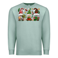 Seafoam Christmas Gnomes Premium Sweatshirt - BundleAndBundleShop