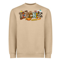 Mushroom Fall Teacher Heavyweight Sweatshirt - NancyCooperArtShop