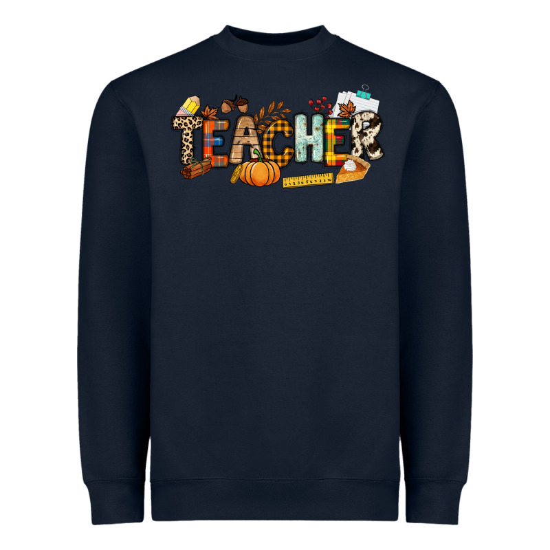 Fall Teacher Heavyweight Sweatshirt by NancyCooperArtShop | Teevron