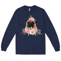 Navy Pug Long Sleeve Tee - Bettercallsaul