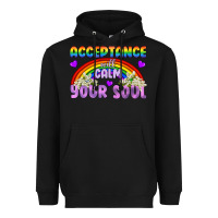 Black Lgbtq Acceptance Will Calm Your Soul Heavyweight Hoodie - BundleAndBundleShop