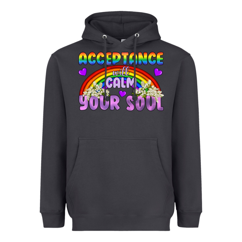 Lgbtq Acceptance Will Calm Your Soul Heavyweight Hoodie by BundleAndBundleShop | Teevron