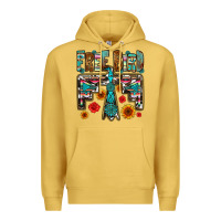 Antique Gold western free bird Premium Hoodie - OliviaCreatesArt