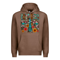 Chestnut western free bird Premium Hoodie - OliviaCreatesArt