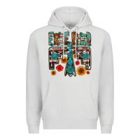 Dove Grey western free bird Premium Hoodie - OliviaCreatesArt