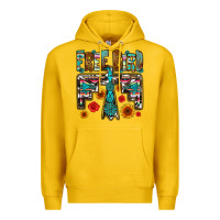 Lemon western free bird Premium Hoodie - OliviaCreatesArt