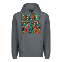 Rock western free bird Premium Hoodie - OliviaCreatesArt