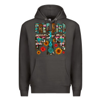 Smoke western free bird Premium Hoodie - OliviaCreatesArt