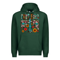 Sports Green western free bird Premium Hoodie - OliviaCreatesArt