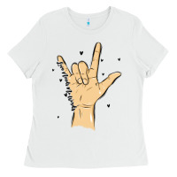 White love needs no words Ladies Tee - MaliasSmallBusiness