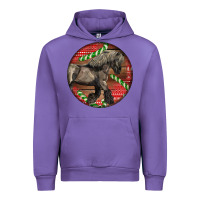 Tulip Belgian Horse Christmas Urban Hoodie - LillyAllenDesigns