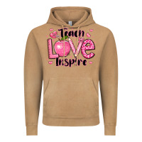 Vintage Camel teach love inspire teacher valentines day Vintage Hoodie - LillyAllenDesigns