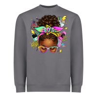 Storm 80's babe afro messy bun Heavyweight Sweatshirt - texasbilliewilder