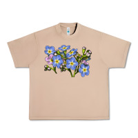 Burro Forget Me Not Flower Illustrations Urban Heavy Tee - LillyAllenDesigns