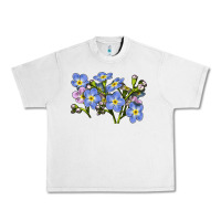 Lunar Rock Forget Me Not Flower Illustrations Urban Heavy Tee - LillyAllenDesigns