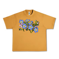Peanut Butter Forget Me Not Flower Illustrations Urban Heavy Tee - LillyAllenDesigns