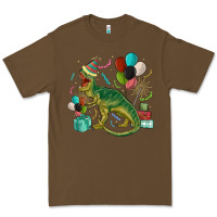 Cacao party t rex Premium Tee - MaliasSmallBusiness