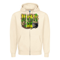 Sandshell lucky me st. patricks day Zipper Hoodie - HowdyJamesFarm