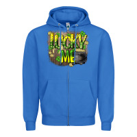 True Royal lucky me st. patricks day Zipper Hoodie - HowdyJamesFarm