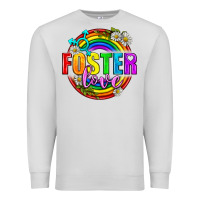 Dove Grey Foster Love Pride Lgbtq Premium Sweatshirt - BundleAndBundleShop