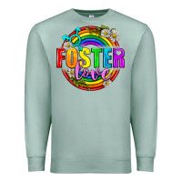 Seafoam Foster Love Pride Lgbtq Premium Sweatshirt - BundleAndBundleShop