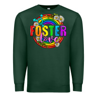 Sports Green Foster Love Pride Lgbtq Premium Sweatshirt - BundleAndBundleShop