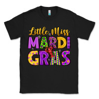 Black little miss mardi gras Classic Tee - LillyAllenDesigns