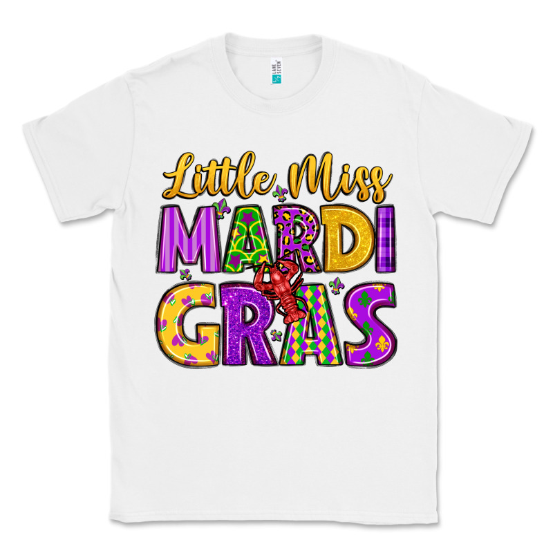Little Miss Mardi Gras Classic Tee by LillyAllenDesigns | Teevron