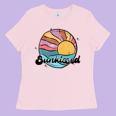 Sunkissed Ladies Tee Designed By Maliassmallbusiness
