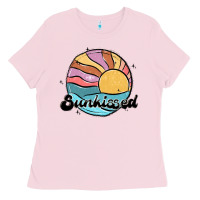Bubblegum Pink sunkissed Ladies Tee - MaliasSmallBusiness