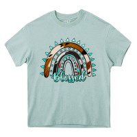 Arona blessed rainbow cowhide aztec Heavy Core Tee - Jasminsmagicworld
