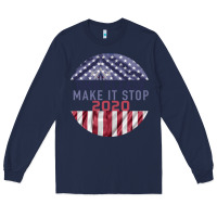 Navy OMG Please Make it stop 2020 Long Sleeve Tee - Bettercallsaul