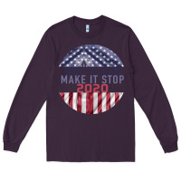 Plum OMG Please Make it stop 2020 Long Sleeve Tee - Bettercallsaul